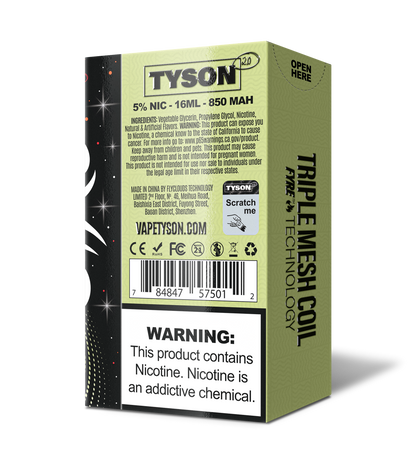 Tyson 2.0 Legend 30,000 Puffs Disposable - Apple Melonberry