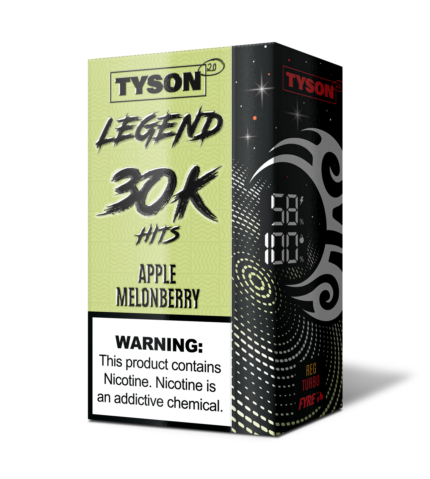 Tyson 2.0 Legend 30,000 Puffs Disposable - Apple Melonberry