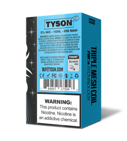 Tyson 2.0 Legend 30,000 Puffs Disposable - Clear