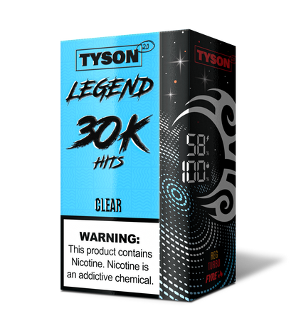 Tyson 2.0 Legend 30,000 Puffs Disposable - Clear