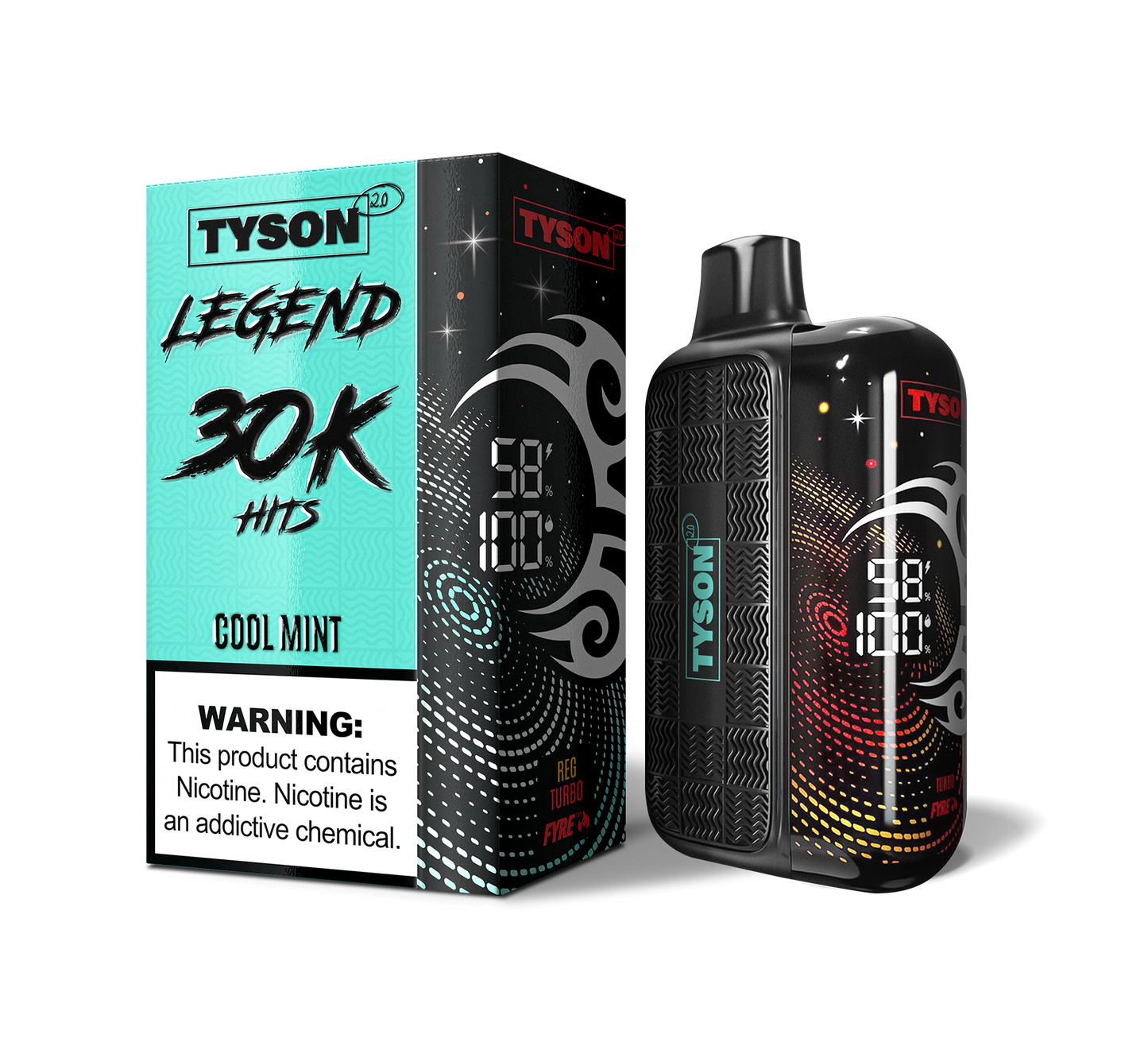 Tyson 2.0 Legend 30,000 Puffs Disposable - Cool Mint