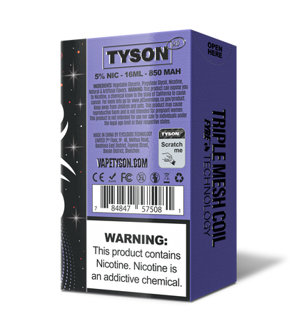 Tyson 2.0 Legend 30,000 Puffs Disposable - Frozen Blueberry