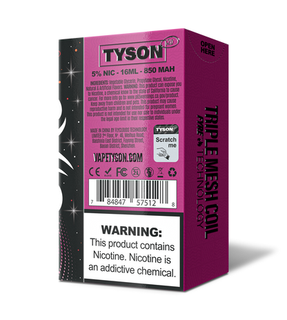 Tyson 2.0 Legend 30,000 Puffs Disposable - Frozen Strawberry