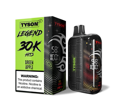 Tyson 2.0 Legend 30,000 Puffs Disposable - Green Apple