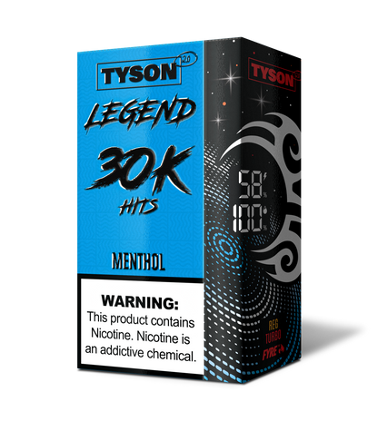 Tyson 2.0 Legend 30,000 Puffs Disposable - Menthol