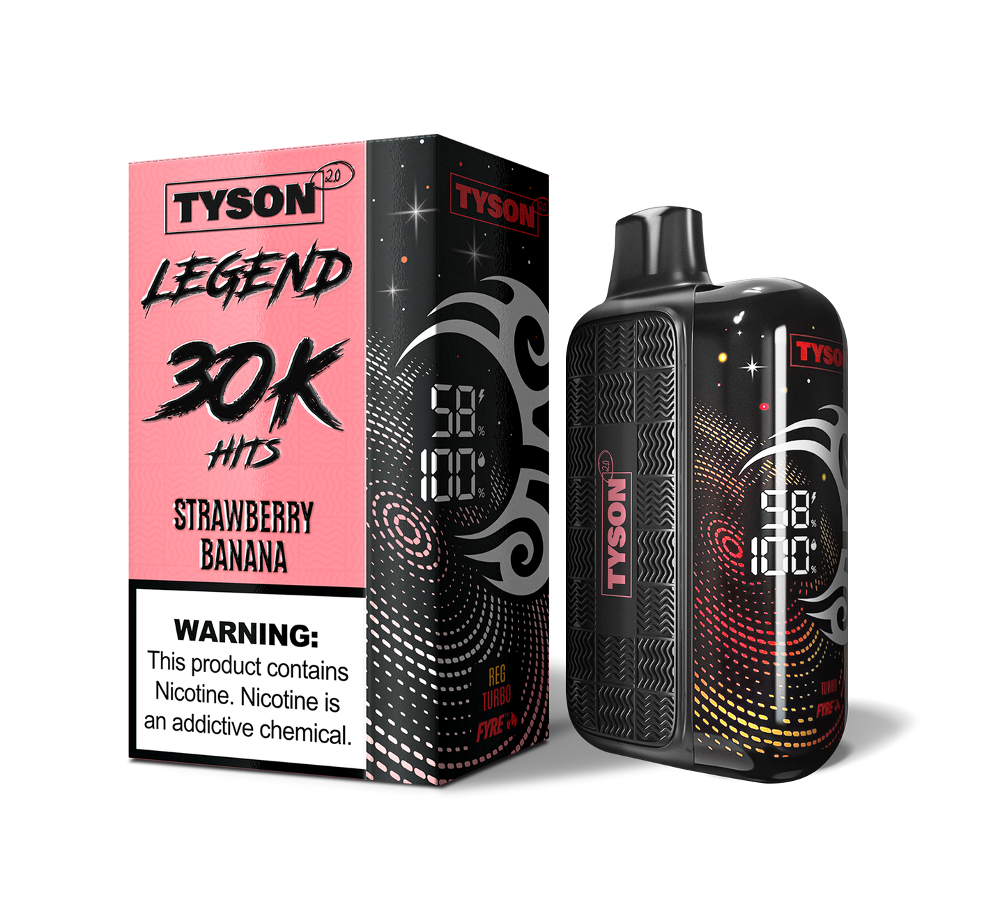 Tyson 2.0 Legend 30,000 Puffs Disposable - Strawberry Banana