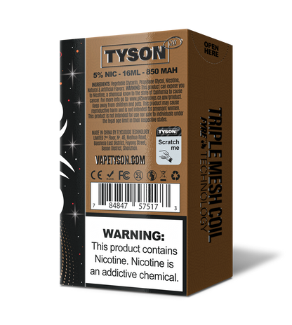 Tyson 2.0 Legend 30,000 Puffs Disposable - Tobacco