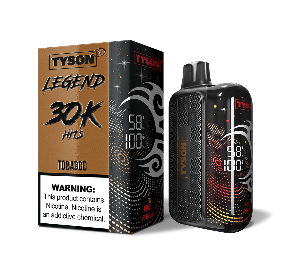 Tyson 2.0 Legend 30,000 Puffs Disposable - Tobacco