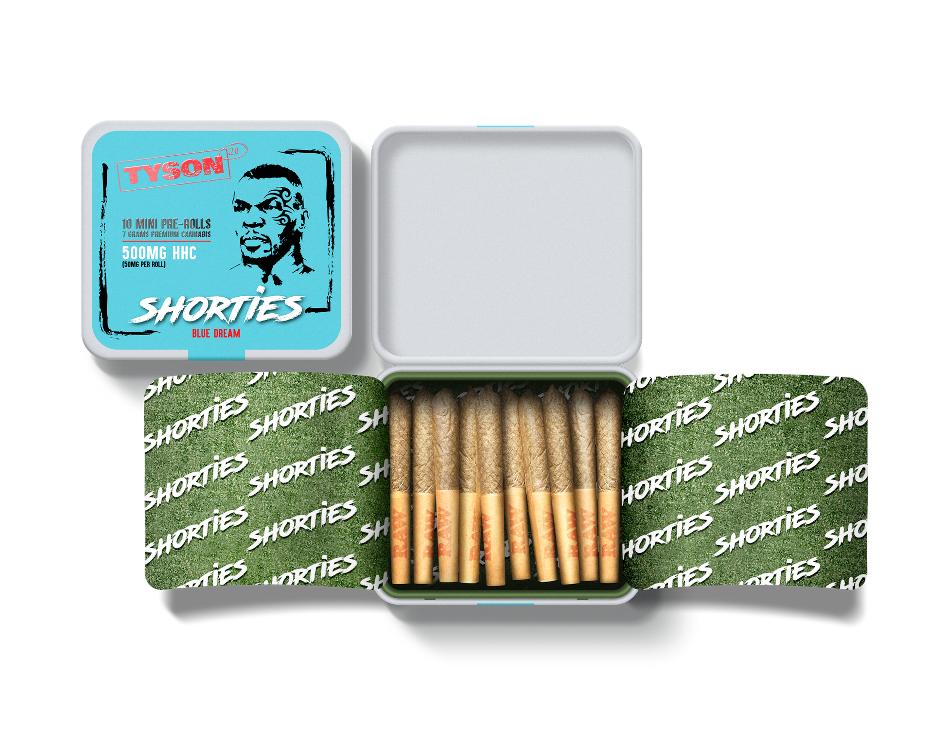 Tyson 2.0 - HHC Pre Roll Shorties 10 Pack Flower Tyson 2.0   