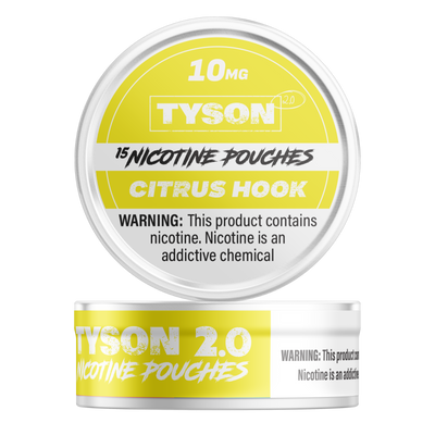 Tyson 2.0 Nicotine Pouches 5 Pack - Citrus Hook