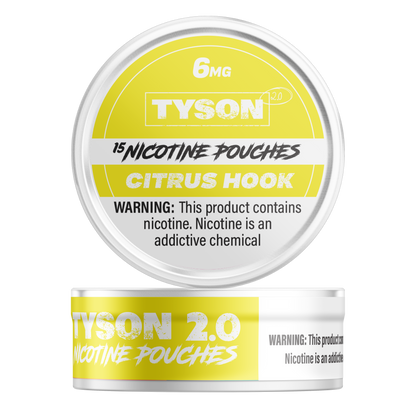 Tyson 2.0 Nicotine Pouches 5 Pack - Citrus Hook