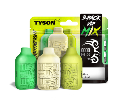 Tyson 2.0 Lightweight 6000 Hits 3 Pack Vape - Vip Mix