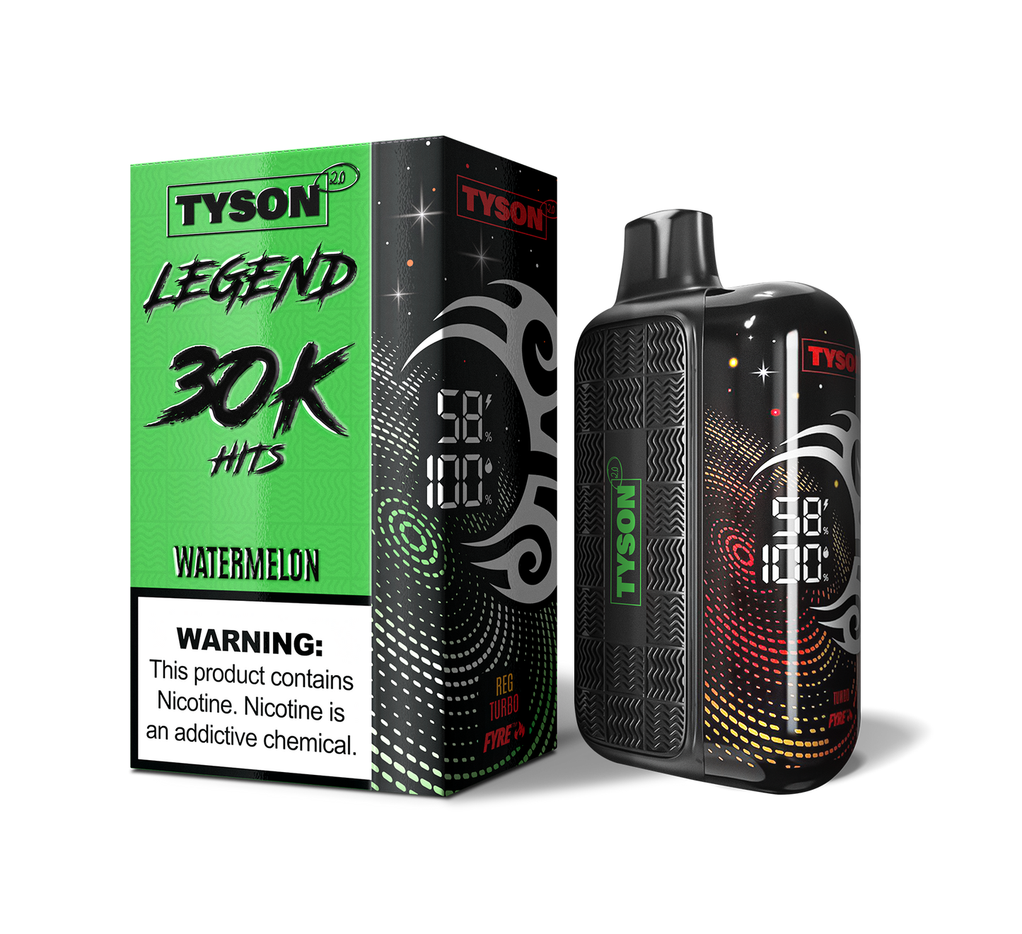 Tyson 2.0 Legend 30,000 Puffs Disposable - Watermelon