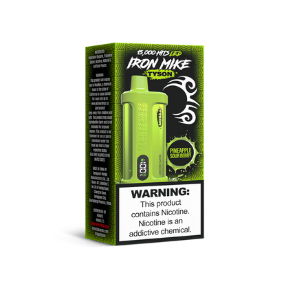 Tyson 2.0 Iron Mike 15,000 Hits Disposable Vape - Pineapple Sour Berry