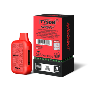 Tyson 2.0 Knockout THCP Blend 3G Vape - Sour Diesel