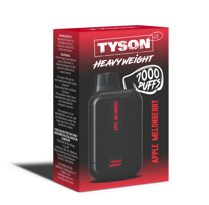Tyson 2.0 Heavyweight 7000 Puffs Disposable Vape - Apple Melonberry