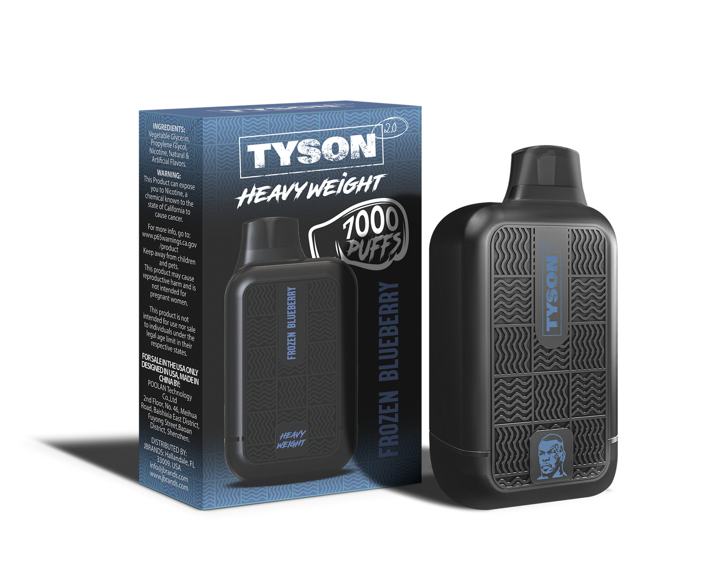 Tyson 2.0 Heavyweight 7000 Puffs Disposable Vape - Frozen Blueberry