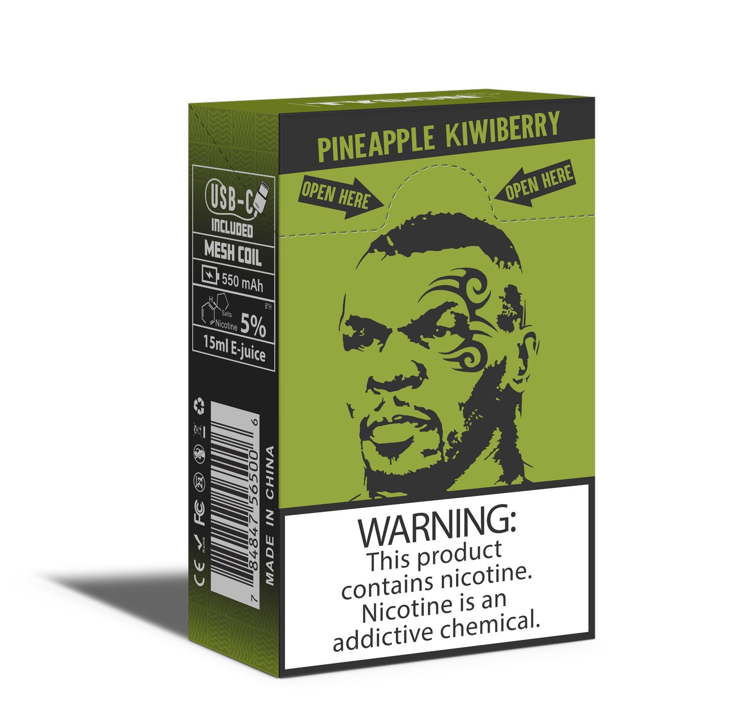 Tyson 2.0 Heavyweight 7000 Puffs Disposable Vape - Pineapple Kiwiberry