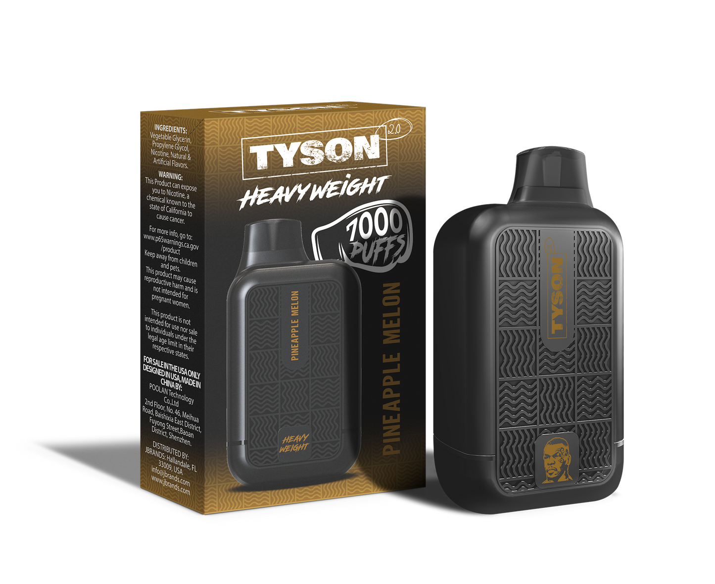 Tyson 2.0 Heavyweight 7000 Puffs Disposable Vape - Pineapple Melon
