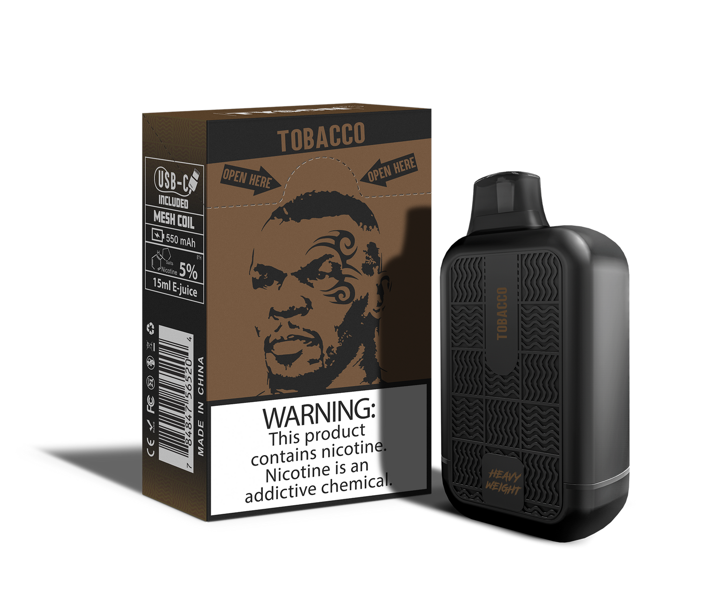 Tyson 2.0 Heavyweight 7000 Puffs Disposable Vape - Tobacco